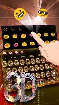 3D Cool Industrial-Style Keyboard screenshot 2