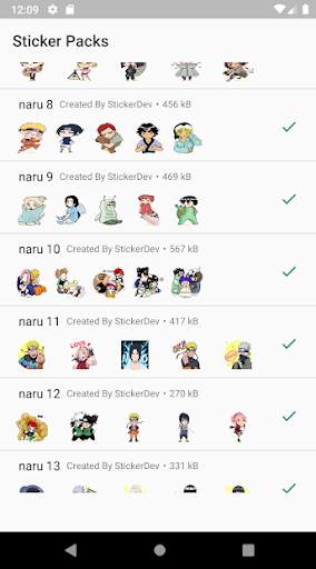 WastickerApps naruto screenshot 1