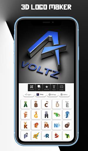 3D Logo Maker & 3D Logo Designer screenshot 1