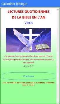 Calendrier biblique 2018 скриншот 1