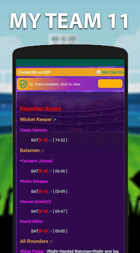 Dream Team 11 - Tips for Dream11 app & Prediction screenshot 2