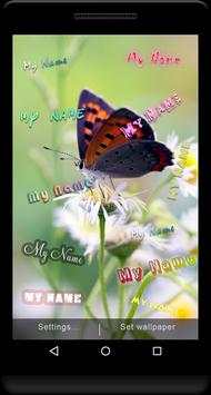 My Name Text Live Wallpaper screenshot 2