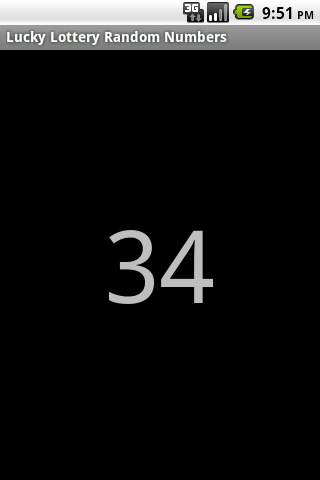 Lucky Lottery Random Numbers screenshot 1
