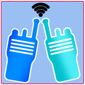 Golden wi-fi talkie icon