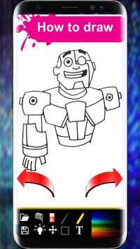 How to Draw Teen Titans Step by Step screenshot 6