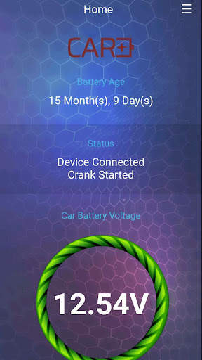 Car  Battery Sensor screenshot 1