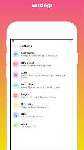 Alpha Music Player screenshot 5