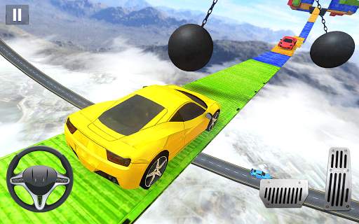 98% Impossible Car Tracks Stunts Driving Simulator screenshot 2