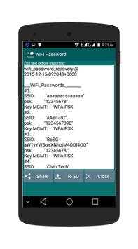 Wifi Password Show (Root) screenshot 3