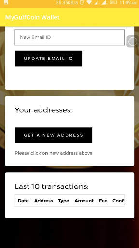 MyGulfCoin Wallet screenshot 6