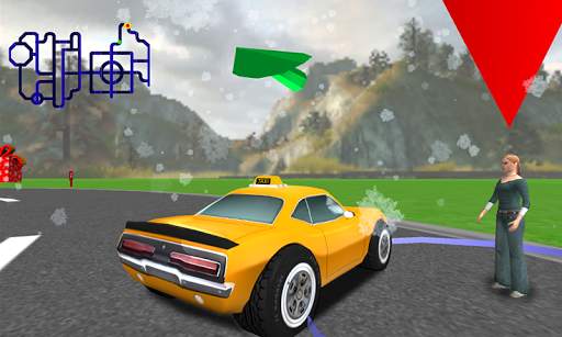 3D Santa Taxi Drive screenshot 5