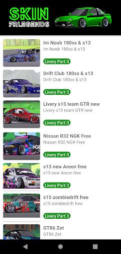 Skin FRLegends Livery Mod screenshot 14