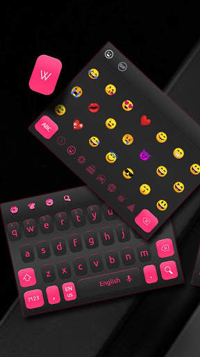 Black Pink Keyboard स्क्रीनशॉट 1