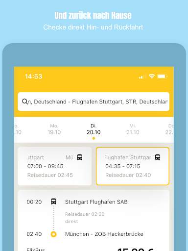 CheckMyBus: Der Fernbus-Vergleich screenshot 9