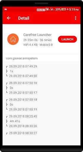 Usage Viewer for Android Screen Recorder Analyzer screenshot 3