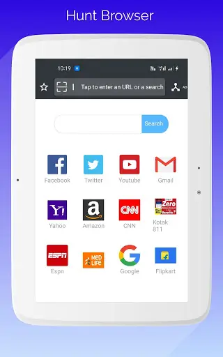 Hunt Browser - Super Quick Browser screenshot 7