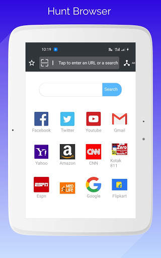 Hunt Browser - Super Quick Browser screenshot 7