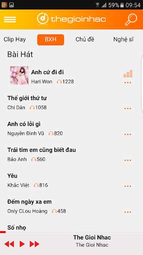 TheGioiNhac - Miễn phí cước 3G 4 تصوير الشاشة