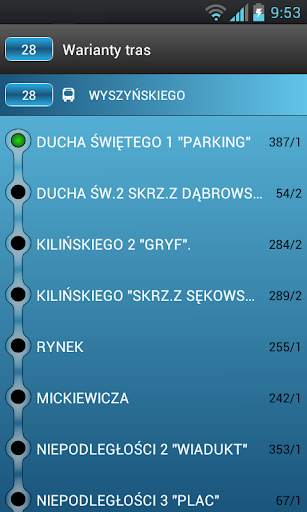 myBus online screenshot 2