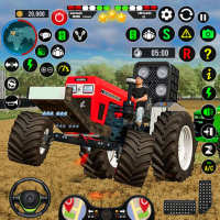 Farm Tractor Driving Game 2023 logo