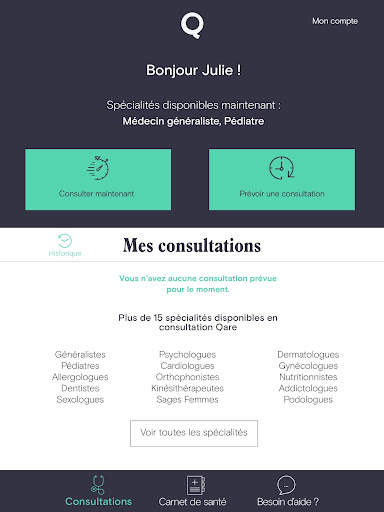 Qare - Consultez un médecin screenshot 9