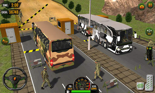 US Army Military Bus Driving screenshot 4