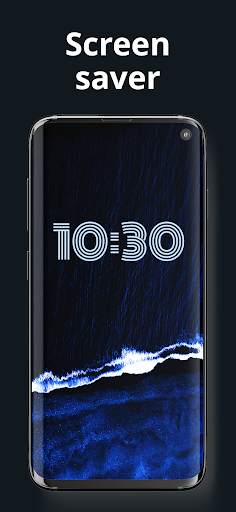 Weather Night Dock with clock screenshot 4