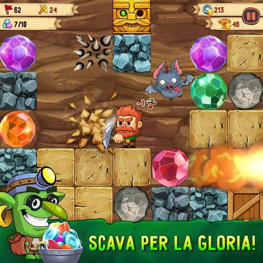 Dig Out! Pencari emas screenshot 1