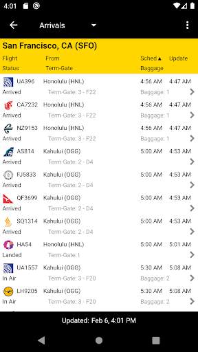 FlightView: Free Flight Tracker – Plane Finder 4 تصوير الشاشة