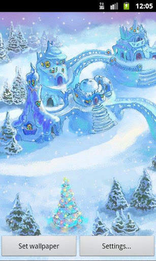 Snow Village Live Wallpaper screenshot 2