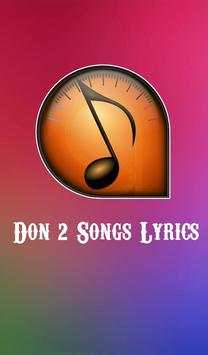 Don 2 Songs Lyrics screenshot 1