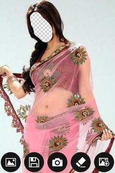 Women Transparent Saree Photo Editor screenshot 4