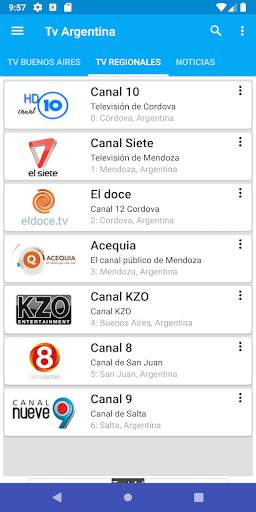 Tv Argentina Live 2 تصوير الشاشة
