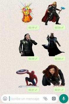 Avengers stickers screenshot 4