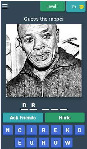Rap: Quiz on hip hop music rappers 🎵 screenshot 1