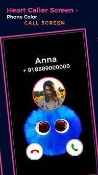 Heart Caller Screen - Phone Color Call Screen screenshot 2