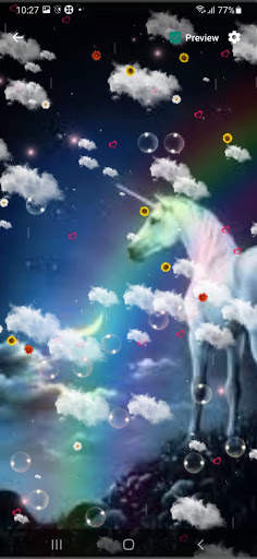 Unicorn Live Wallpaper screenshot 5