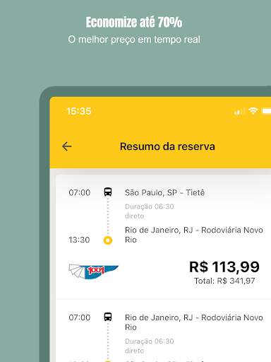 CheckMyBus: Busca e compara passagens de ônibus screenshot 17