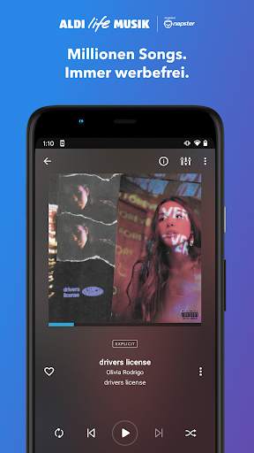 ALDI life Musik powered by Napster screenshot 1
