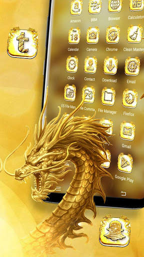 Golden Dragon Theme Launcher screenshot 3