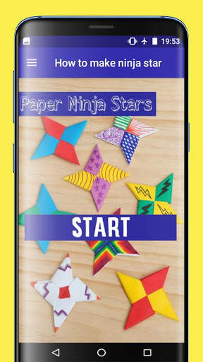 How to make ninja star with paper screenshot 1