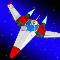 Retro Galactic Swarm Legends Arcade logo
