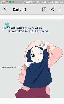 Status WA Hijrah : Kartun Muslimah screenshot 3