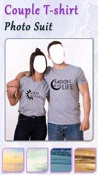 Couple T-Shirt Suit Photo Editor screenshot 2