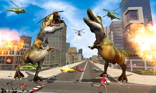 Monster Dino Vs King Kong-City Rampage Simulator screenshot 2
