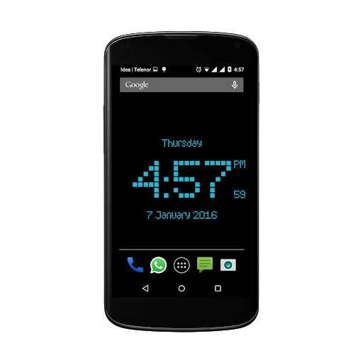 Free LED Digital Clock LWP screenshot 3
