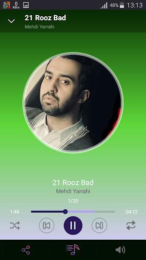 Mehdi Yarrahi - songs offline screenshot 2