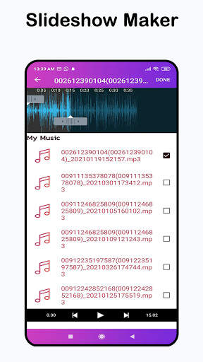 Music Video Maker : Photo Slideshow app screenshot 6