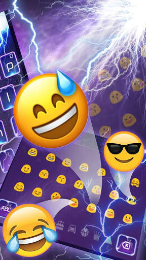 Electric Screen Keyboard Theme screenshot 3
