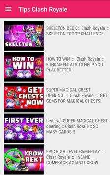 Video Tips Clash Royale screenshot 3